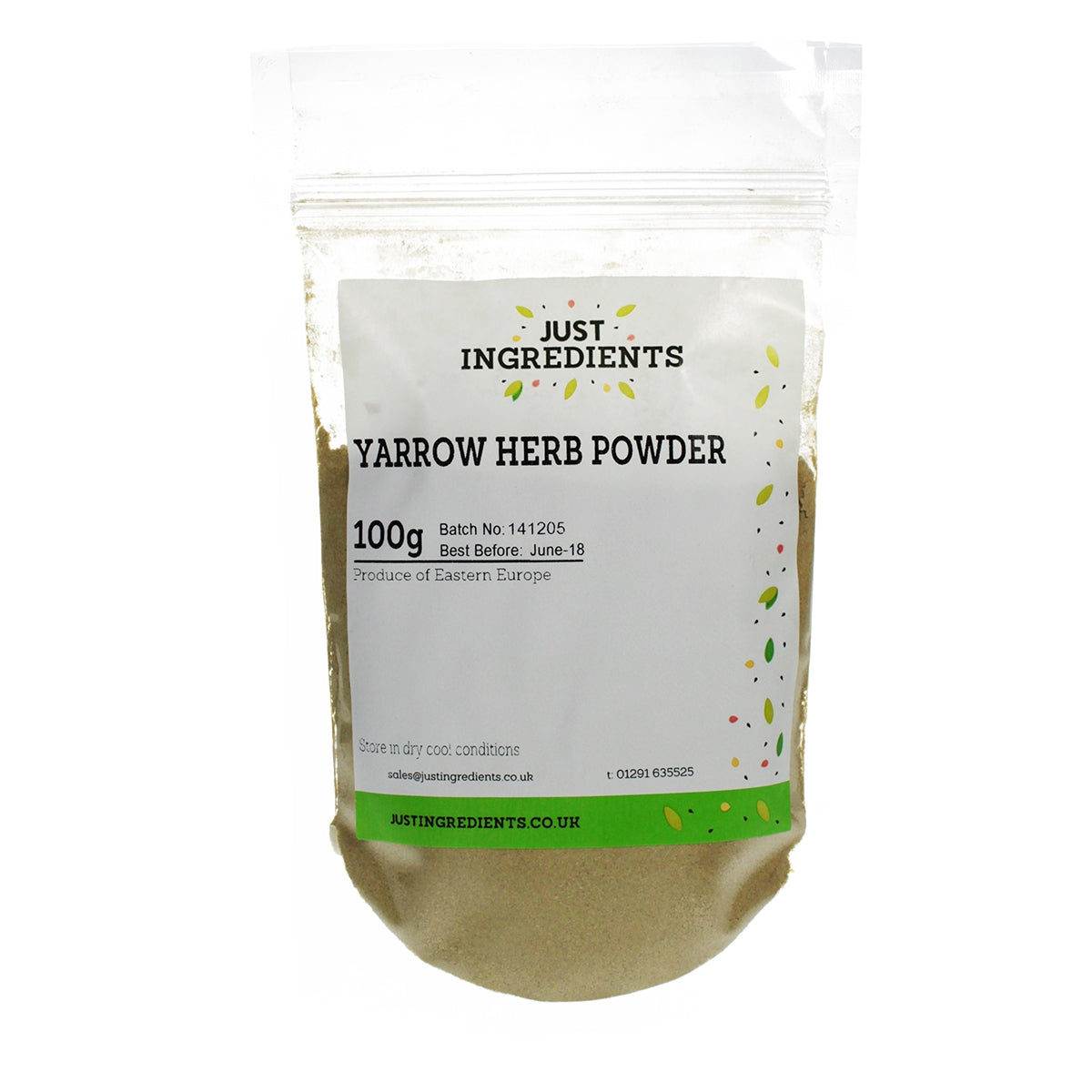 JustIngredients Yarrow Herb Powder